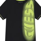 تي شيرت أسود بشعار للأولاد, 2, hi-res