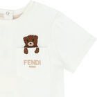 White Logo Baby T-Shirt, 1, hi-res