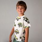 Boys Ivory Monster Truck T-Shirt, 2, hi-res