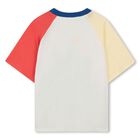 تشيرت بنقشة النمر الفقاعي باللون العاجي للاولاد, 1, hi-res