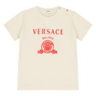 Younger Ivory Medusa Logo T-Shirt, 1, hi-res