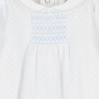 Baby Boys White Dot Babygrow, 1, hi-res