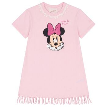 Girls Pink Minnie Mouse Disney Dress