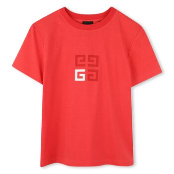 Boys Red Logo T-Shirt