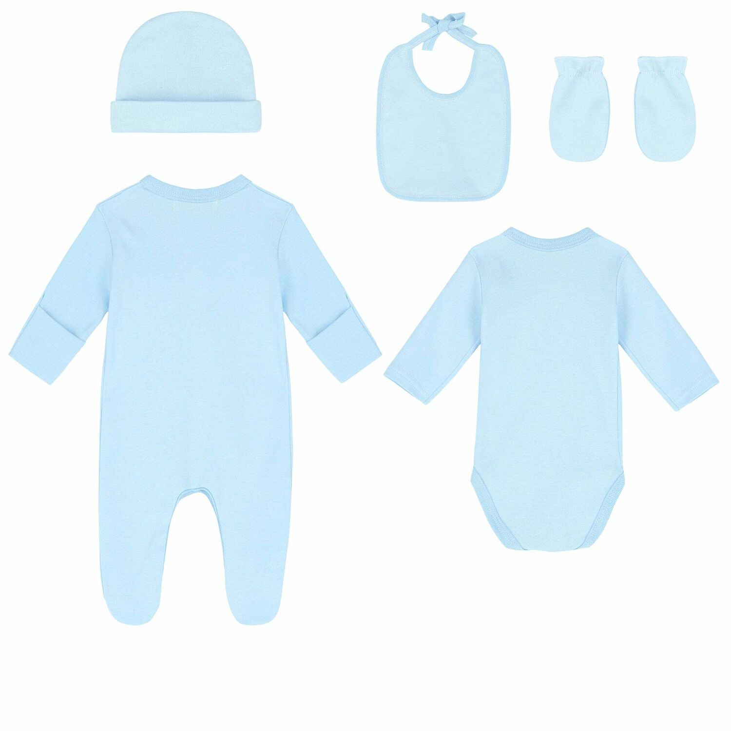 Baby Boys Blue Embroidered Gift Set, 2, hi-res image number null