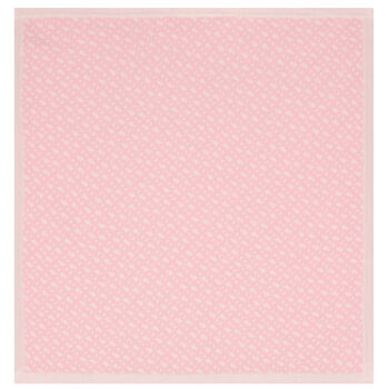 Baby Girls Pink Logo Knitted Blanket