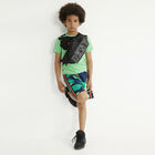 حقيبة حزام بالشعار باللون الأسود, 1, hi-res