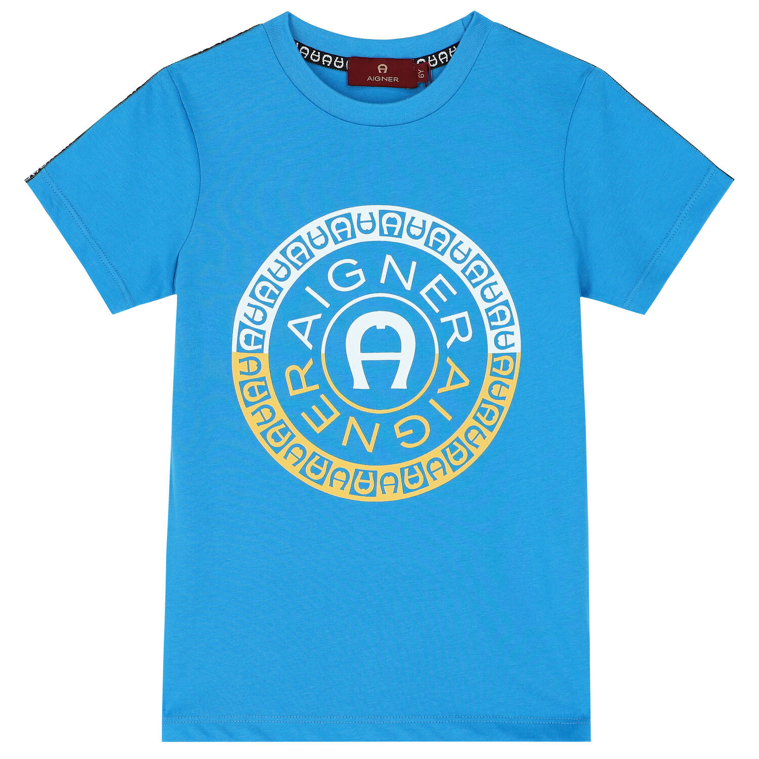 Boys Blue Logo T-Shirt, 1, hi-res