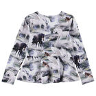 بلوزة بأكمام طويلة للبنات, 1, hi-res