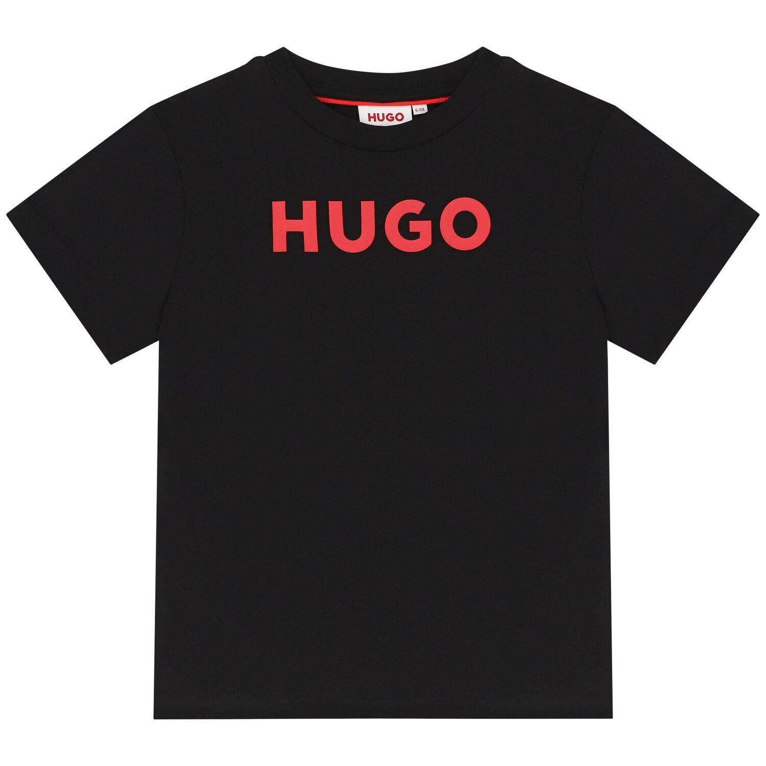 Boys Black Logo T-Shirt, 3, hi-res