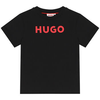 Boys Black Logo T-Shirt