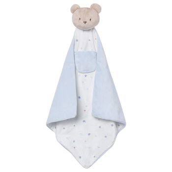 Baby Boys Beige & Blue Doudou Comforter