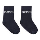 Baby Boys Multi-Colored Logo Socks ( 3-Pack ), 2, hi-res