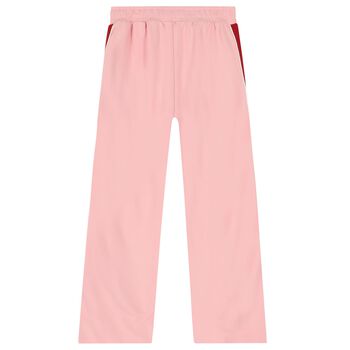 Girls Pink Logo Trousers