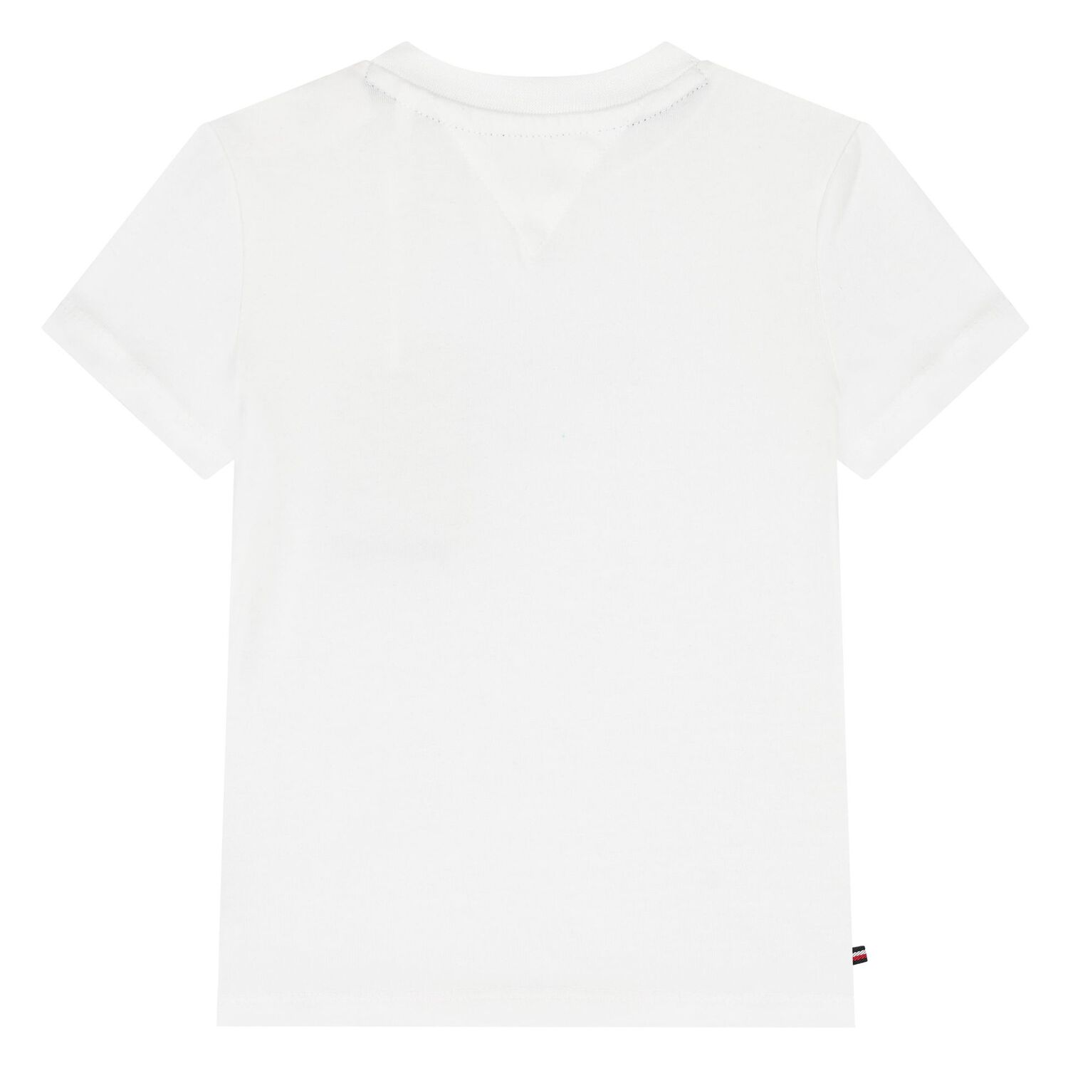 شورت أولاد بالشعار باللون الابيض والكحلي, 1, hi-res