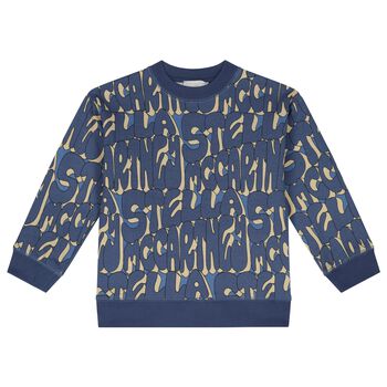 Boys Blue Logo Sweatshirt