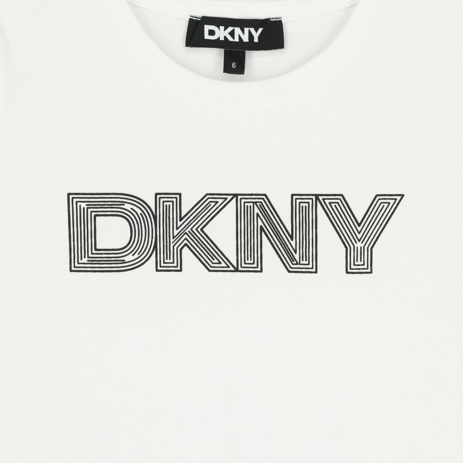 Girls White Logo T-Shirt, 2, hi-res