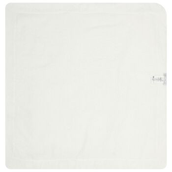 Ivory & Navy Blue Toile De Jouy Hooded Towel