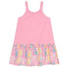 Girls Pink Logo Dress, 1, hi-res