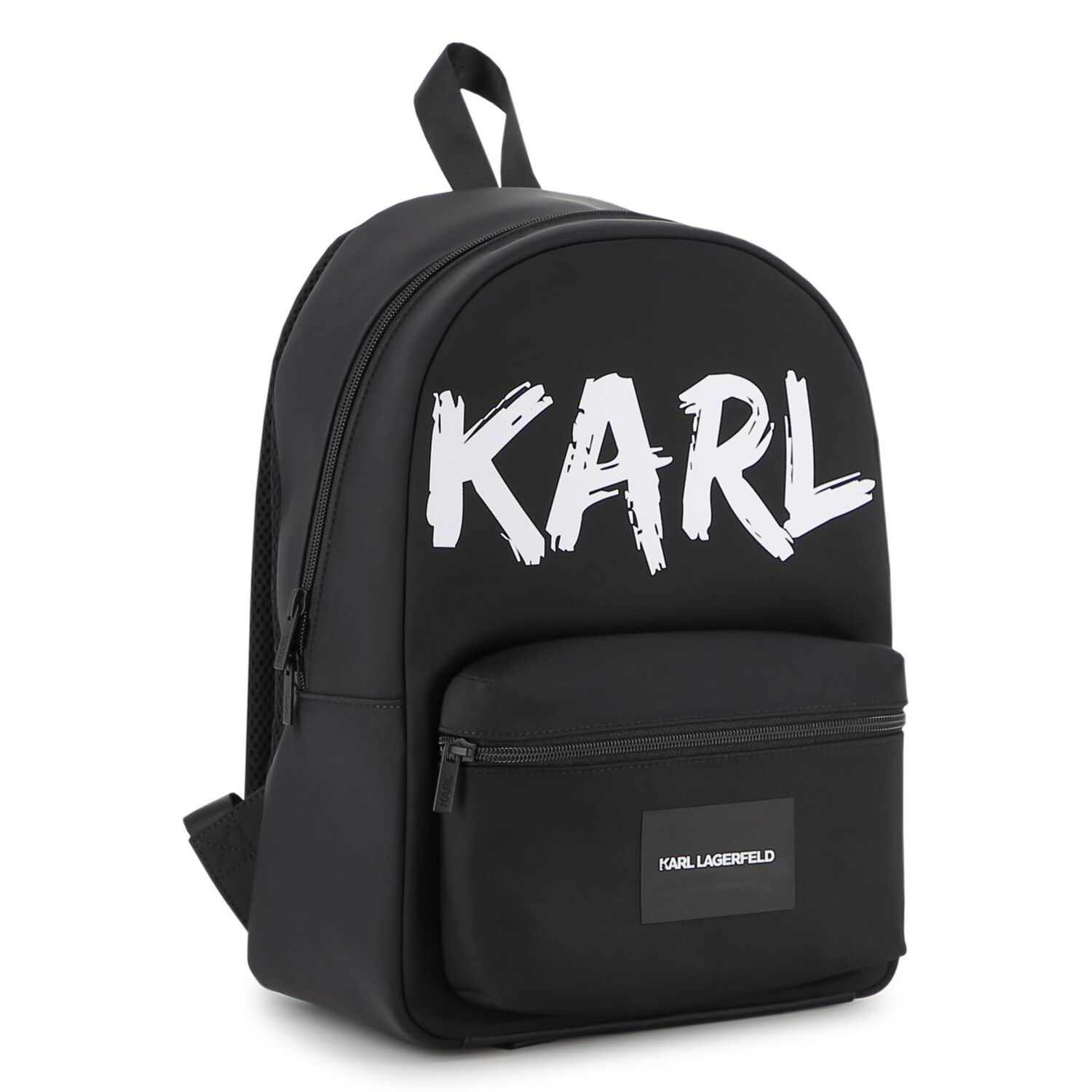 Black Logo Backpack, 1, hi-res