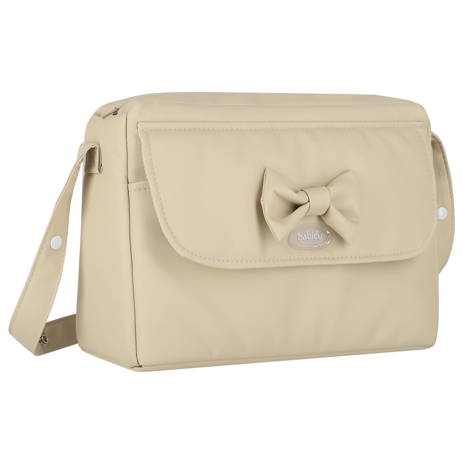 Beige Bow Baby Changing Bag, 3, hi-res image number null
