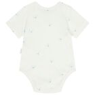 Baby Boys White & Blue Bodysuits ( 2-Pack ), 1, hi-res