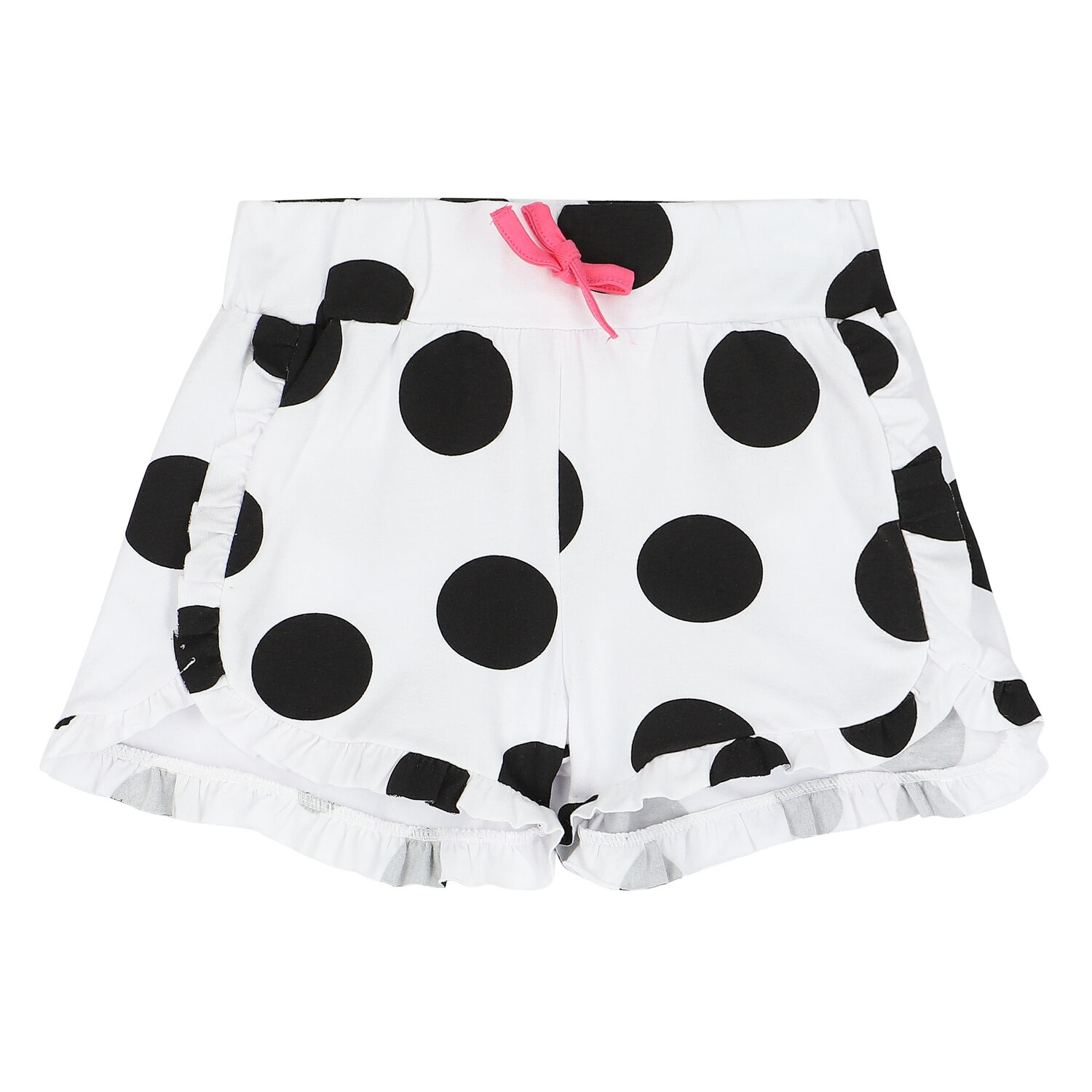 Girls Pink & White Headphone Shorts Set, 1, hi-res image number null