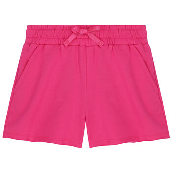 Girls Pink Jersey Shorts
