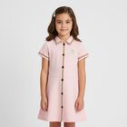 Girls Pink & Beige Polo Dress, 1, hi-res