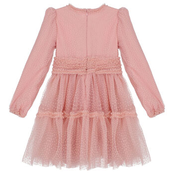 Girls Pink Tulle Dress