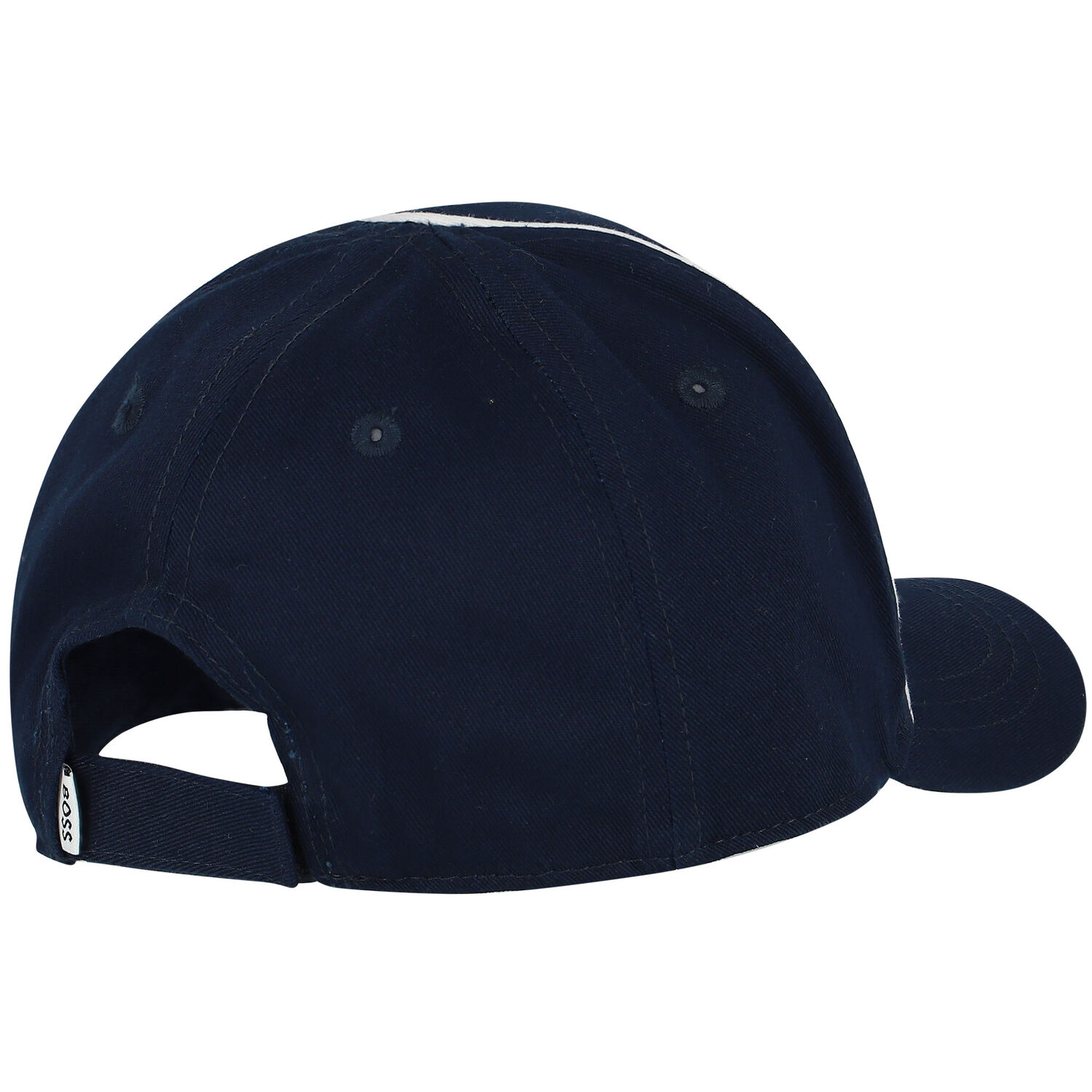 Younger Boys Navy Blue Logo Cap, 2, hi-res