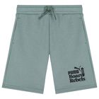 Boys Green Logo Shorts, 2, hi-res