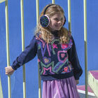 سويت شيرت بنات مطرز بالترتر باللون الكحلى, 1, hi-res