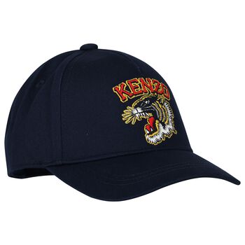 Navy Blue Tiger Logo Cap