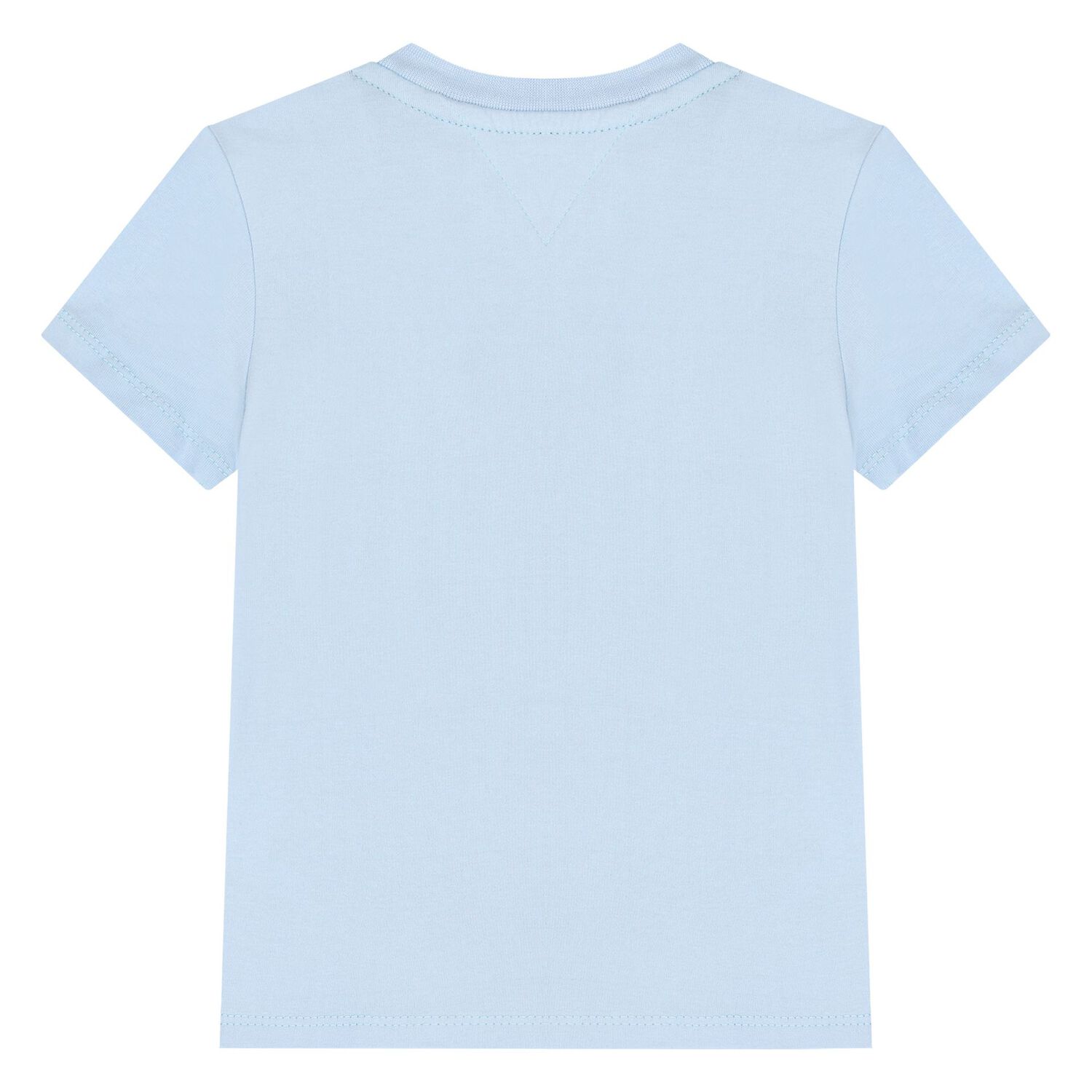 طقم شورت أولاد بالشعار باللون الأزرق , 2, hi-res