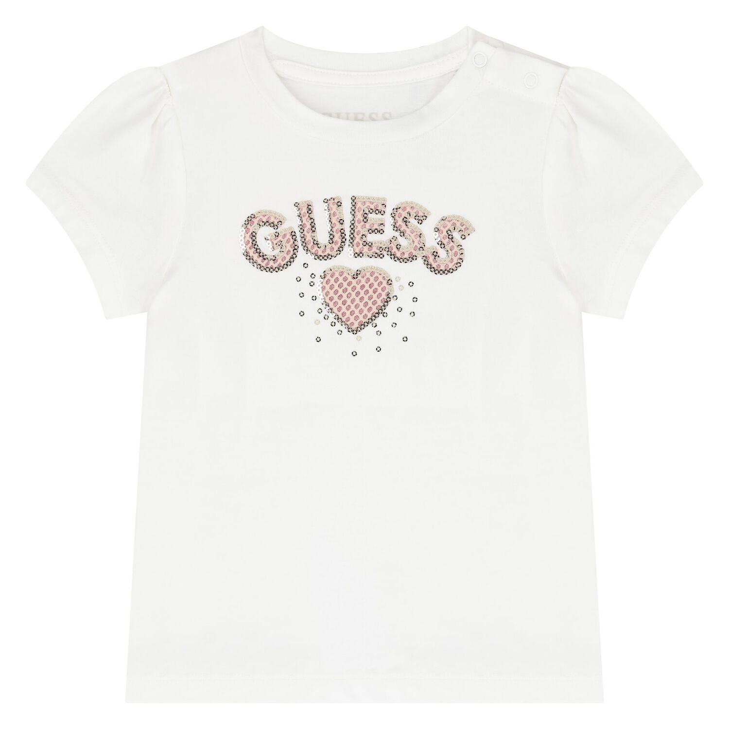 Baby Girls White & Pink Skirt Set, 1, hi-res image number null