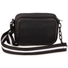 حقيبة بالشعار باللون الأسود للبنات, 1, hi-res