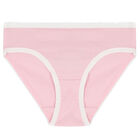 Girls Pink & White Bikini Brief ( 5-Pack ), 1, hi-res