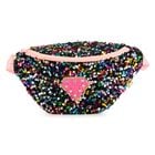 Girls Multi-Coloured Sequins Belt Bag, 1, hi-res
