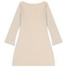 Girls Gold Logo Dress, 1, hi-res