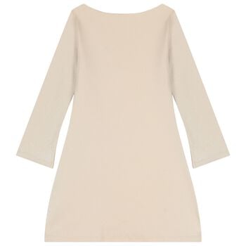Girls Gold Logo Dress