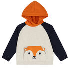 بدلة رياضية أولاد 3 قطع باللون العاجى والبرتقالى والكحلى, 1, hi-res