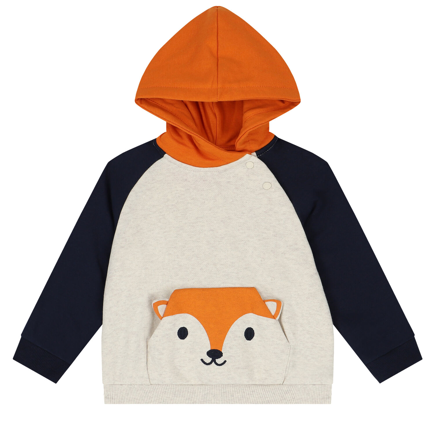 بدلة رياضية أولاد 3 قطع باللون العاجى والبرتقالى والكحلى, 1, hi-res image number null