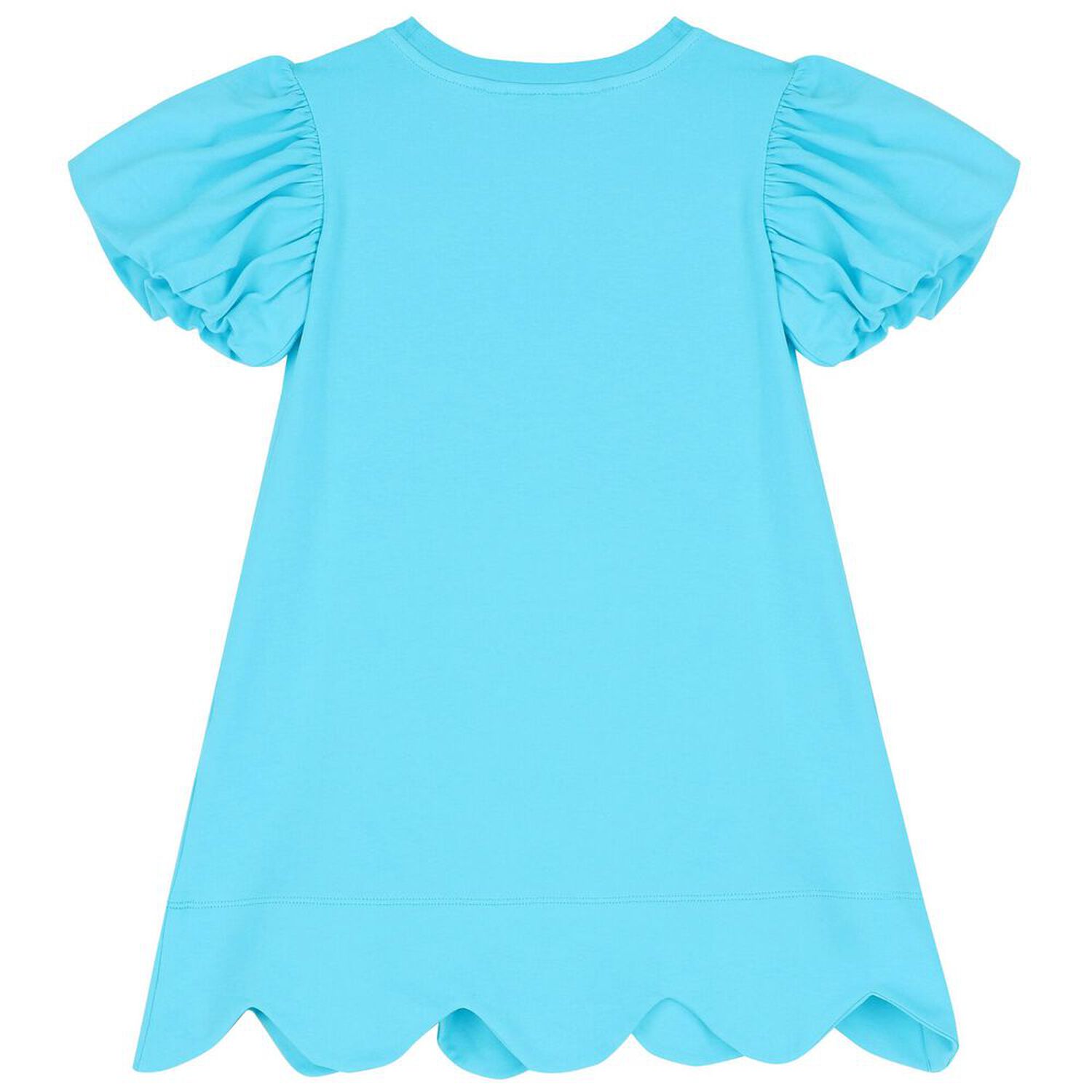 فستان بنات بطبعة الشنطة باللون الازرق, 1, hi-res