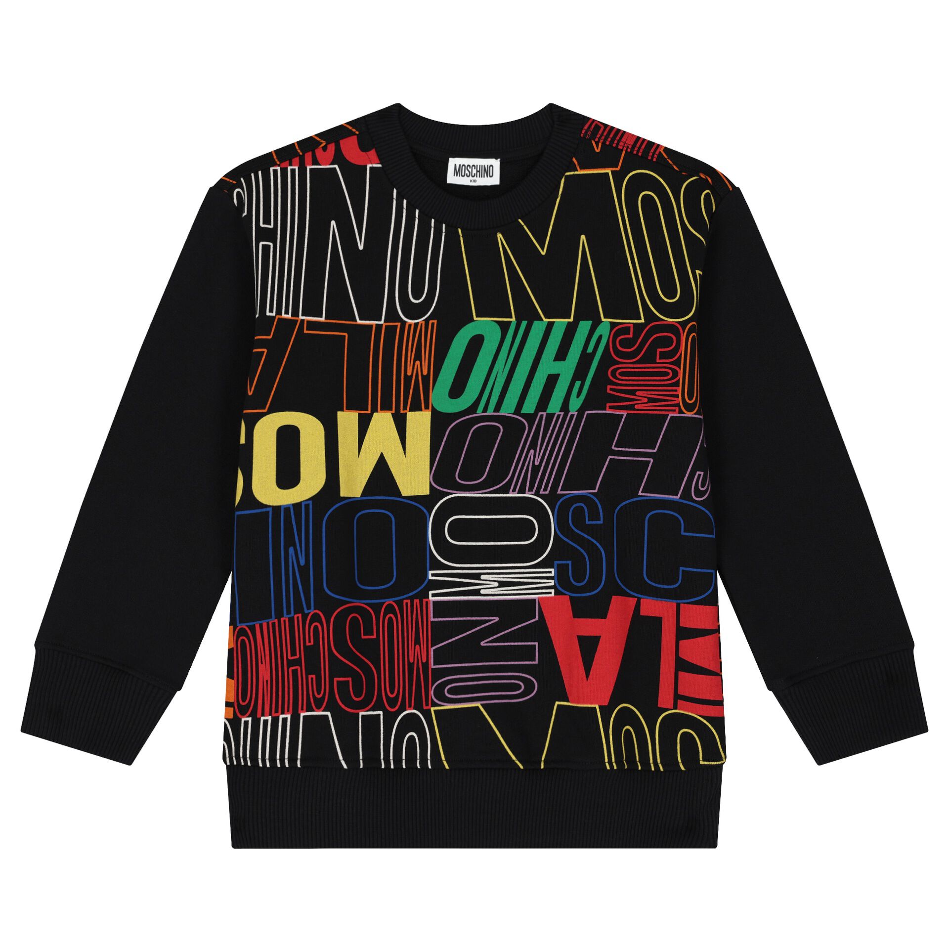 Moschino Black Logo Sweatshirt Junior Couture UAE