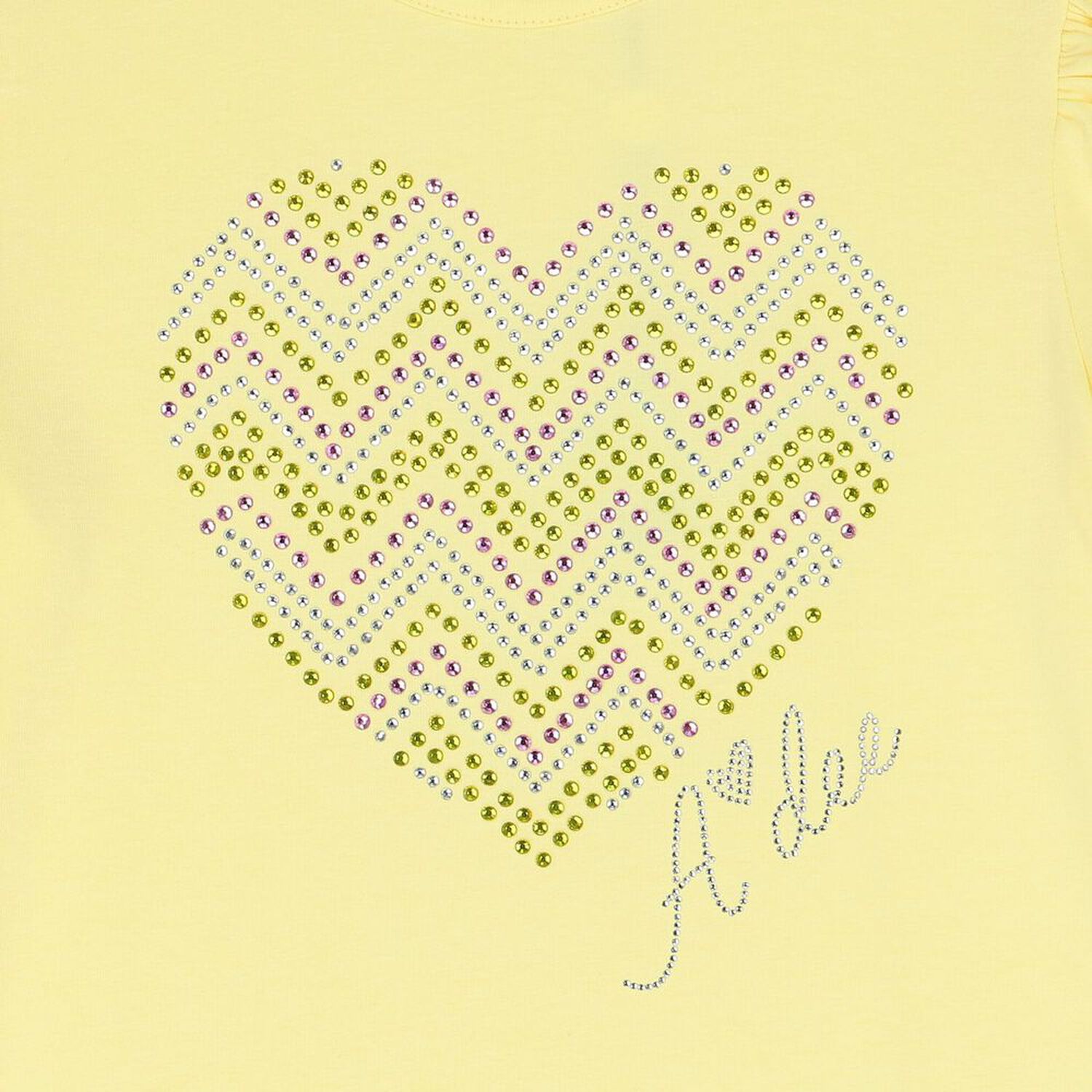 فستان بنات باللون الاصفر, 1, hi-res