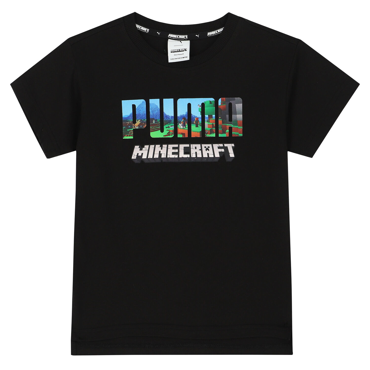 تيشيرت بالشعار باللون الأسود للأولاد, 2, hi-res image number null