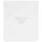 Baby Boys Ivory & Blue Logo Blanket, 6, hi-res