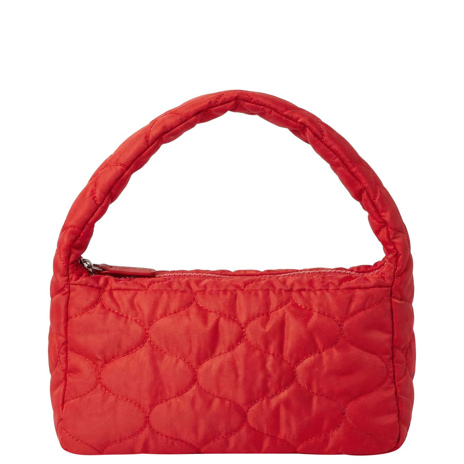 Girls Red Logo Quilted Shoulder Bag, 2, hi-res
