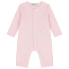 Baby Girls Pink GG Logo Romper Gift Set, 2, hi-res